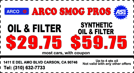 Oil Change Coupon